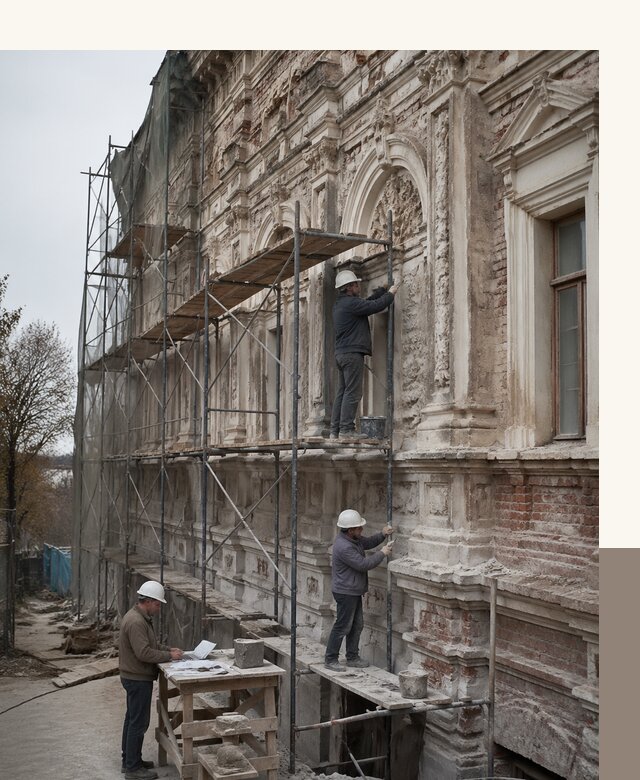 Реставрация объектов культурного наследия под ключ в Шадринске