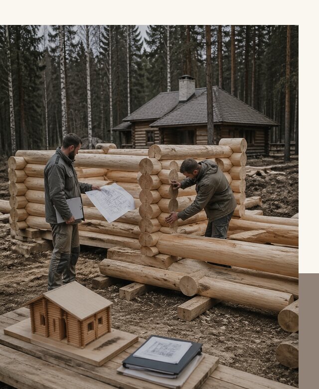Проектирование и строительство домов из бревна в Шадринске